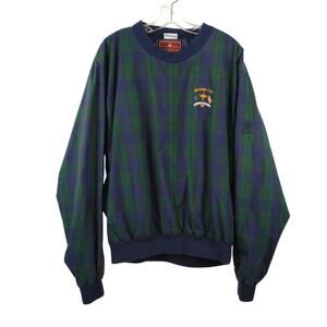 1997 Ryder Cup Valderama XL ProQuip Gold Sweater Plaid Vintage